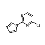 structure of CAS# 114834-04-7, 4-Chloro-2-(1H-Imidazol-1-Yl)Pyrimidine;2-(Imidazol-1-yl)-4-chloropyrimidine;4-chloro-2-imidazolylpyrimidine