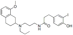 CAS#: 114865-68-8， 3-(4-Hydroxy-3-Iodophenyl)-N-[3-[(8-Methoxy-1,2,3,4-Tetrahydronaphthalen-2-Yl)-Propylamino]Propyl]Propanamide