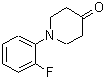 结构式 CAS# 115012-46-9, 1-(2-氟苯基)-4-哌啶酮