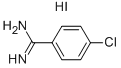 structure of CAS# 115297-57-9, 4-Chloro-Benzenecarboximidamide Hydriodide (1:1);[Amino-(4-Chlorophenyl)Methylene]Ammonium;Zinc00126846