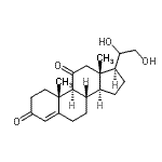 CAS#: 116-56-3， 20,21-Dihydroxypregn-4-Ene-3,11-Dione