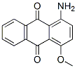 structure of CAS# 116-83-6, 1-Amino-4-Methoxyanthracene-9,10-Dione;1-Amino-4-Methoxy-Anthracene-9,10-Dione;1-Amino-4-Methoxy-9,10-Anthraquinone;Eu-0014597