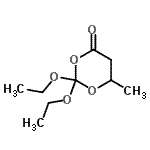 CAS#: 116013-75-3， 2,2-Diethoxy-6-Methyl-1,3-Dioxan-4-One