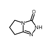 structure of CAS# 116056-07-6, 2,5,6,7-Tetrahydro-3H-Pyrrolo[2,1-c][1,2,4]Triazol-3-One;6,7-dihydro-2H-pyrrolo[2,1-c][1,2,4]triazol-3(5H)-one