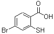 CAS#: 116209-30-4， 4-Bromo-2-Sulfanylbenzoic Acid