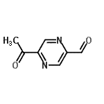 CAS#: 116758-04-4， 5-Acetyl-2-Pyrazinecarbaldehyde