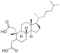 CAS#: 1178-00-3， 2-[(3aR,5aR,6S,7S,9aR,9bS)-6-(2-Methoxy-2-Oxoethyl)-3a-Methyl-3-(6-Methylheptan-2-Yl)-1,2,3,4,5,5a,6,7,8,9,9a,9b-Dodecahydrocyclopenta[f]Naphthalen-7-Yl]Acetic Acid