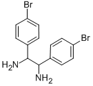 structure of CAS# 117903-53-4, Meso-1,2-Bis(4-Bromophenyl)Ethanediamine;[(1R,2S)-2-Azaniumyl-1,2-Bis(4-Bromophenyl)Ethyl]Ammonium;[(1R,2S)-2-Ammonio-1,2-Bis(4-Bromophenyl)Ethyl]Ammonium;Zinc04291233