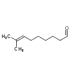 structure of CAS# 118343-81-0, 8-Methyl-7-Nonenal