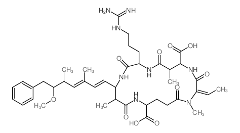 结构式 CAS# 118399-22-7, 节球藻素