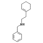 structure of CAS# 118647-00-0, N-Benzyl-2-(1-Cyclohexen-1-Yl)Ethanamine;N-benzyl-2-(cyclohex-1-en-1-yl)ethanamine;N-benzyl-2-cyclohex-1-en-1-ylethanamine;N-benzyl-N-[2-(1-cyclohexen-1-yl)ethyl]amine