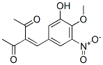 CAS 登录号：118724-88-2， 3-(3-羟基-4-甲氧基-5-硝基苄基亚基)-2,4-戊烷二酮