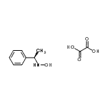 structure of CAS# 118743-81-0, Oxalic Acid,N-[(1R)-1-Phenylethyl]Hydroxylamine;N-[(1R)-1-Phenylethyl]hydroxylamine;N-[(1R)-1-Phenylethyl]hydroxylamine oxalate salt;N-[(1R)-1-Phenylethyl]hydroxylamine; oxalic acid