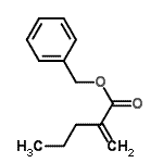 结构式 CAS# 118785-93-6, 苄基2-丙基丙烯酸酯