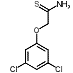 结构式 CAS# 119024-27-0, 2-(3,5-二氯苯氧基)硫代乙酰胺