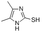 structure of CAS# 1192-72-9, 1,3-Dihydro-4,5-Dimethyl-2H-Imidazole-2-Thione;Zinc01705600;Nsc203024;Zero/008985