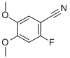结构式 CAS# 119396-88-2, 2-氟-4,5-二甲氧基-苯甲腈