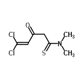 CAS#: 119671-29-3， 5,5-Dichloro-N,N-Dimethyl-3-Oxo-4-Pentenethioamide
