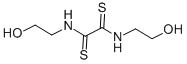 structure of CAS# 120-86-5, N,N'-Bis(2-Hydroxyethyl)Ethanedithioamide;Ethanedithioamide, N,N'-Bis(2-Hydroxyethyl)-;N,N'-Bis(2-Hydroxyethyl)Dithiooxamide;Nsc44700