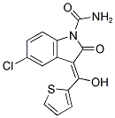 structure of CAS# 120210-48-2, Tenidap;5-Chloro-2-Hydroxy-3-[Oxo-(2-Thienyl)Methyl]-1-Indolecarboxamide;5-Chloro-2-Hydroxy-3-Thiophen-2-Ylcarbonyl-Indole-1-Carboxamide;(3Z)-5-Chloro-3-[Hydroxy(2-Thienyl)Methylidene]-2-Oxo-2,3-Dihydro-1H-Indole-1-Carboxamide