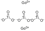 structure of CAS# 12024-89-4, Gadolinium Titanium Oxide;Digadolinium Dititanium Heptaoxide;Gadolinium Titanate