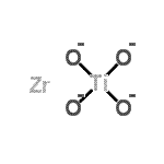 structure of CAS# 12036-70-3, Zirconium(4+) Tetraoxidotitanium;Titanium zirconate