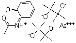 CAS#: 120375-63-5， Acetyl-(6-Oxo-1-Cyclohexa-2,4-Dienylidene)Azanium, Arsenic(+3) Cation