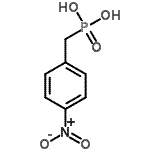 structure of CAS# 1205-62-5, (4-Nitrobenzyl)Phosphonic Acid;(4-Nitrobenzyl)-phosphonic acid;(4-Nitro-benzyl)-phosphonic acid