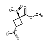 CAS#: 120525-82-8， Methyl trans-1,3-Dinitrocyclobutanecarboxylate