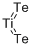 structure of CAS# 12067-75-3, Titanium Telluride;Ditelluroxotitanium;Titanium Ditelluride