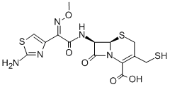 structure of CAS# 120882-22-6, Desfuroyl Ceftiofur;(6R,7R)-7-[[(2E)-2-(2-Aminothiazol-4-Yl)-2-Methoxyimino-Acetyl]Amino]-8-Oxo-3-(Sulfanylmethyl)-5-Thia-1-Azabicyclo[4.2.0]Oct-2-Ene-2-Carboxylic Acid;(6R,7R)-7-[[(2E)-2-(2-Amino-4-Thiazolyl)-2-Methoxyimino-1-Oxoethyl]Amino]-3-(Mercaptomethyl)-8-Oxo-5-Thia-1-Azabicyclo[4.2.0]Oct-2-Ene-2-Carboxylic Acid;(6R,7R)-7-[[(2E)-2-(2-Aminothiazol-4-Yl)-2-Methoxyimino-Acetyl]Amino]-8-Keto-3-(Mercaptomethyl)-5-Thia-1-Azabicyclo[4.2.0]Oct-2-Ene-2-Carboxylic Acid