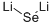 structure of CAS# 12136-60-6, Lithium Selenide;Lithium Selenide;Lithium Selenide (Li2se);Dilithium Selenide