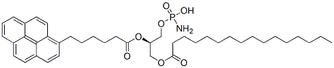 CAS#: 121496-64-8， [(2R)-3-Phosphonooxy-2-(6-Pyren-1-Ylhexanoyloxy)Propyl] Hexadecanoate