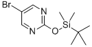 structure of CAS# 121519-00-4, 5-Bromo-2-[[(1,1-Dimethylethyl)Dimethylsilyl]Oxy]-Pyrimidine;5-BROMO-2-(TERT-BUTYLDIMETHYLSILYLOXY)PYRIMIDINE;5-Bromo-2-(Tert-Butyldimethylsiloxy)Pyrimidine;5-BROMO-2-(T-BUTYLDIMETHYLSILYLOXY)PYRIMIDINE