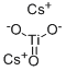 structure of CAS# 12158-57-5, Cesium Titanium Oxide;Titanate (Tio32-), Dicesium;Cesium Titanate