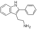structure of CAS# 1217-80-7, 2-(2-Phenyl-1H-Indol-3-Yl)Ethanamine;2-(2-phenyl-1H-indol-3-yl)ethanamine