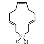structure of CAS# 12170-97-7, Dichloro[(2E,6Z,10E)-2,6,10-Dodecatriene-1,12-Diyl-kappa<Sup>2</Sup>C<Sup>1</Sup>,C<Sup>12</Sup>]Ruthenium;DICHLORO(2,6,10-DODECATRIENE-1,12-DIYL)RUTHENIUM(IV);DICHLORODODECATRIENE-1,12-DIYL)RUTHENIUM(IV)