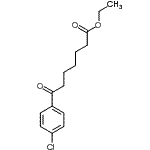 结构式 CAS# 122115-52-0, 乙基7-(4-氯苯基)-7-氧代庚酸酯