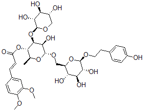 CAS#: 122279-91-8， 4-Dimethylcaffeoylmussatioside