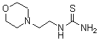 结构式 CAS# 122641-10-5, 1-[2-(4-吗啉基)乙基]硫脲