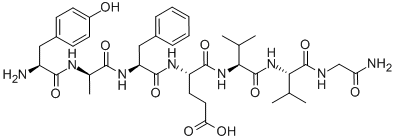 结构式 CAS# 122752-16-3, 新皮啡肽 B