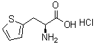 结构式 CAS# 123053-24-7, 3-(2-噻吩基)-L-丙氨酸盐酸盐(1:1)