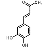 结构式 CAS# 123694-03-1, (3E)-4-(3,4-二羟基苯基)-3-丁烯-2-酮