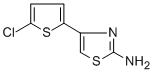 结构式 CAS# 123971-45-9, 4-(5-氯-2-噻吩基)-1,3-噻唑-2-胺