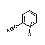 structure of CAS# 124463-97-4, 2-Pyridinecarbonitrile 1-Oxide;2-cyano-N-[4-(3,4-difluorophenyl)-1,3-thiazol-2-yl]acetamide;2-cyanopyridinium-1-olate;2-Pyridinecarbonitrile,N-oxide
