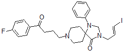CAS#: 124654-22-4， 8-[4-(4-Fluorophenyl)-4-Oxobutyl]-3-[(E)-3-Iodoprop-2-Enyl]-1-Phenyl-1,3,8-Triazaspiro[4.5]Decan-4-One