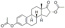 CAS 登录号：1247-71-8， 3,16alpha-二羟基雌甾-1,3,5(10)-三烯-17-酮3,16-二乙酸酯