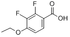 structure of CAS# 124728-45-6, 4-Ethoxy-2,3-Difluoro-Benzoic Acid