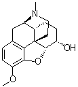 结构式 CAS# 125-28-0, 双氢可待因