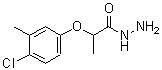 structure of CAS# 125096-54-0, 2-(4-Chloro-3-Methylphenoxy)Propanehydrazide;2-(4-chloro-3-methylphenoxy)propanehydrazide;2-(4-Chloro-3-methylphenoxy)propanohydrazide;AK-968/41924492